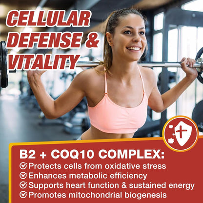 Gominolas de Vitamina B2 Riboflavina 400 mg – Mantenimiento de las mucosas y los glóbulos rojos: Ayuda a conservar – Image 5