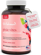 Dr. Fuhrman Pixie Vites Multivitamínico Infantil Masticable - 120 Comprimidos Sabor Bayas