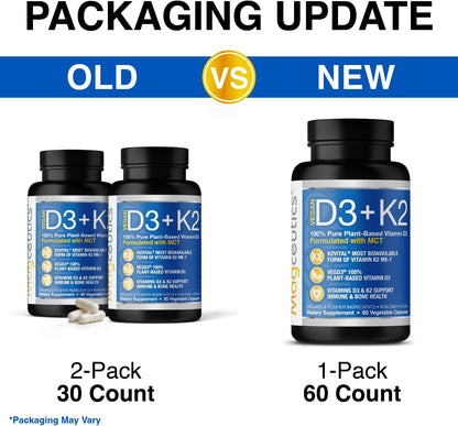 Magceutics Vitamin D3 K2 with MCT, 5000 IU – Tipo de vitamina K2: La MK-7 es la forma más biodisponible y – Image 2