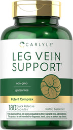 Carlyle Suplemento para Venas – 180 Cápsulas – Apoya la Función Saludable de las Venas