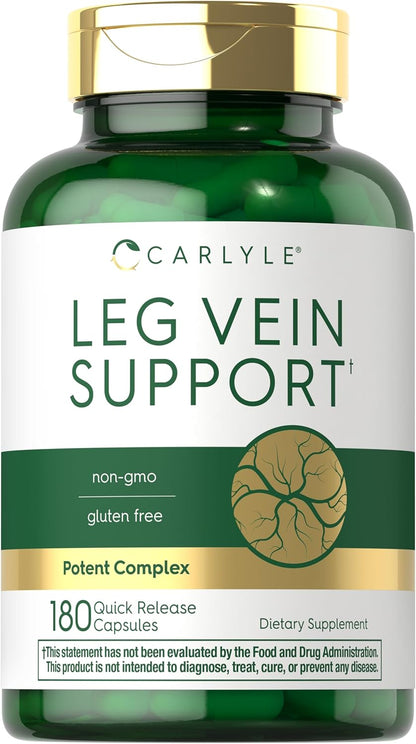 Carlyle Suplemento para Venas – 180 Cápsulas – Apoya la Función Saludable de las Venas – Image 1