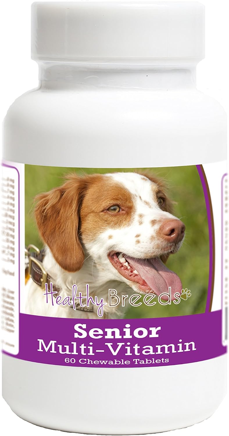 Healthy Breeds Brittany Senior Multivitamínico para Perros en Comprimidos - 60 Unidades