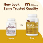 Micro Ingredients Multivitamínico Bariátrico Metilado con 45mg de Hierro para Mujeres y Hombres, 240 Cápsulas Vegetales | 23 Vitaminas Esenciales con D3, K2, Zinc y Más | Sin Rellenos, No Transgénico