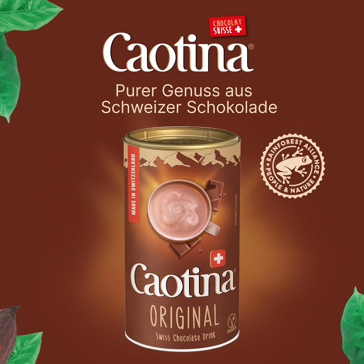 Caotina Fine Swiss Milk Chocolate Multivitamin Powder Drink 500g