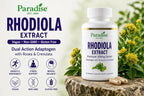 Paradise Herbs Rhodiola Extract 500mg, 60 Cápsulas Vegetales