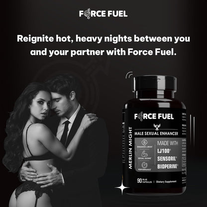 Merlin Might – Suplemento Masculino con Tongkat Ali, Ashwagandha y Bioperina
