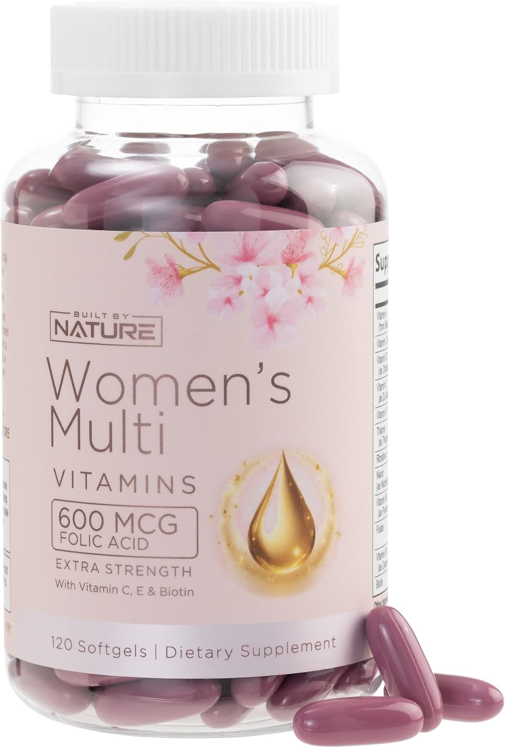 Built by Nature Women's Complete Daily – Apoyo inmunitario: La vitamina C contribuye al funcionamiento normal del – Image 1