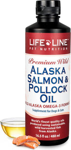 Lifeline Aceite de Salmón y Abadejo de Alaska Salvajes para Perros y Gatos - 250 ml