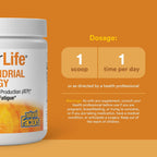 Natural Factors RegenerLife Powder - Mezcla para bebida de apoyo a la energía celular - Sabor tropical - 81 g