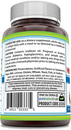 Pure Naturals Biotin 10000 mcg con Aceite de Coco Virgen Extra - 120 Cápsulas Blandas