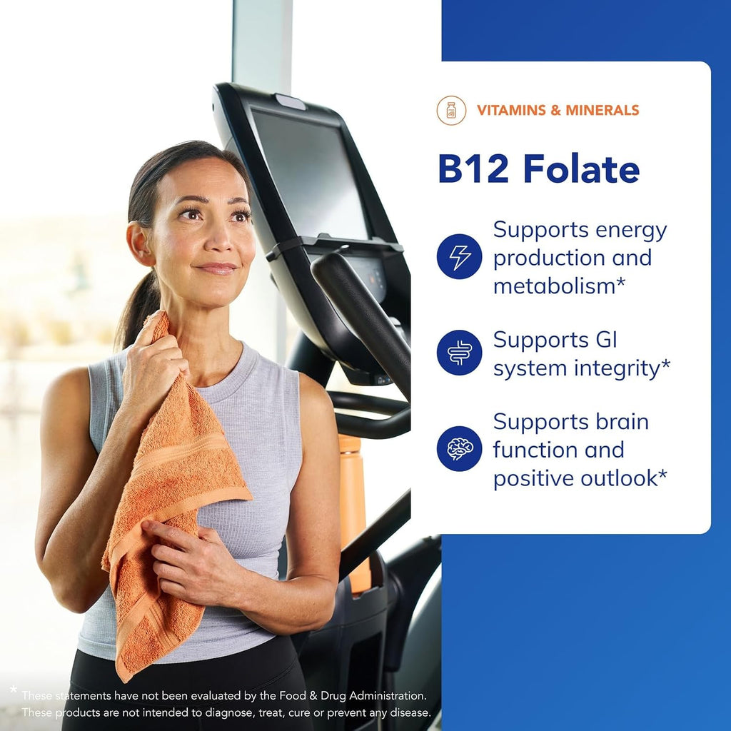 Pure Encapsulations B12 Folate - 30 Cápsulas