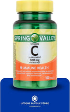 Vitamina C 500mg con Rosa Mosqueta – 200 Comprimidos Veganos (Pack de 2)