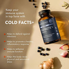Mt. Angel Vitamins - Datos para resfriados + Vitamina D, Apoyo al sistema inmunológico (60 Cápsulas Vegetarianas)