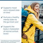 Researched Nutritionals AnxiaEase - Suplemento para el Estrés, Cortisol y Estado de Ánimo (120 Cápsulas)
