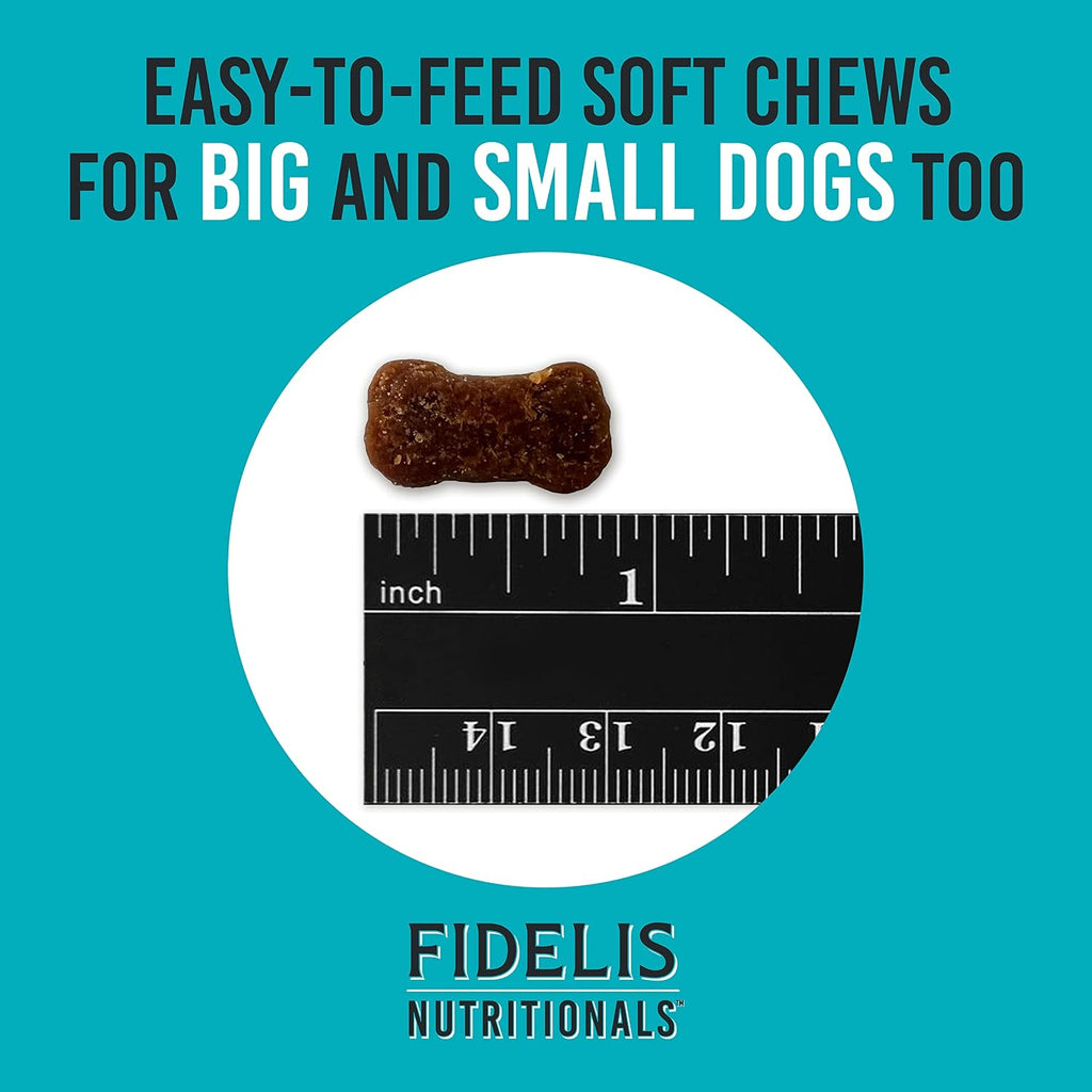 FIDELIS Skin & Coat Plus+ Suplemento para la piel y el pelaje del perro - 120 masticables