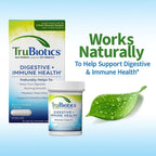 TruBiotics Daily Probiotic, 60 Capsules - Gluten-Free, Soy-Free, Digestive & Immune Support for Men & Women (2 Pack)