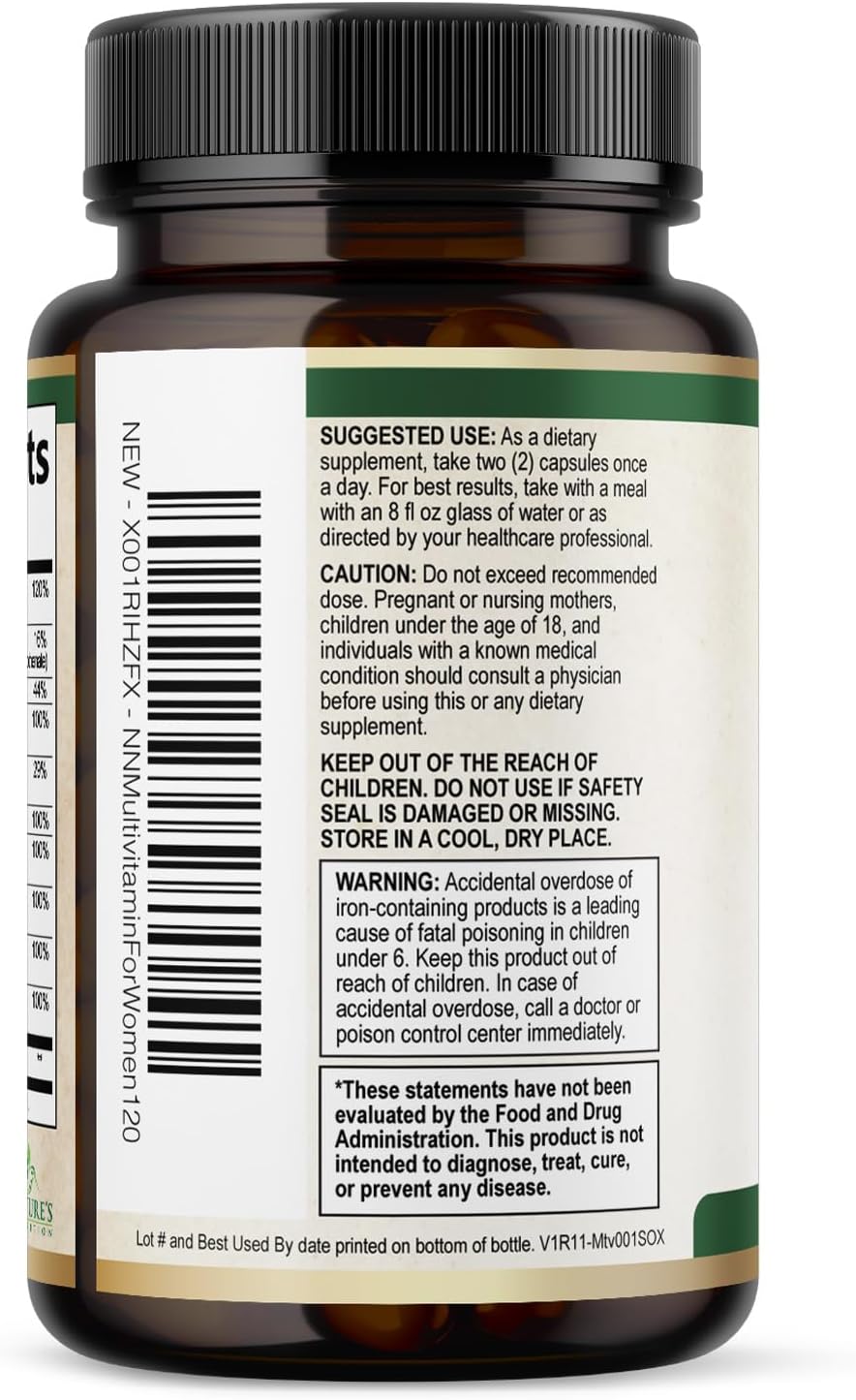 Multivitamínico Completo para Mujeres - 120 Cápsulas