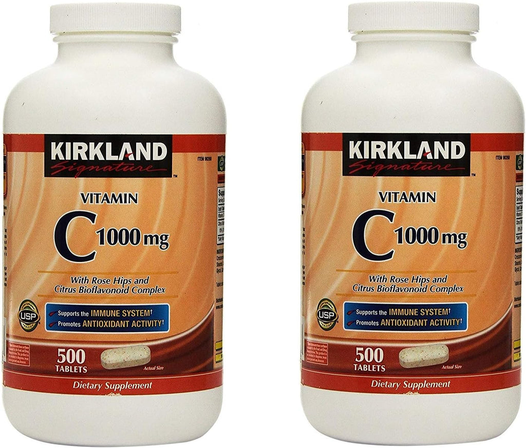 Kirkland Signature Vitamina C con Escaramujo, 500 Comprimidos