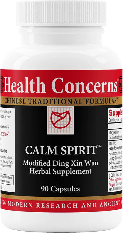 Health Concerns Calm Spirit - Complemento – Ayuda a reducir la sensación de nerviosismo y agotamiento nervioso. – Image 1