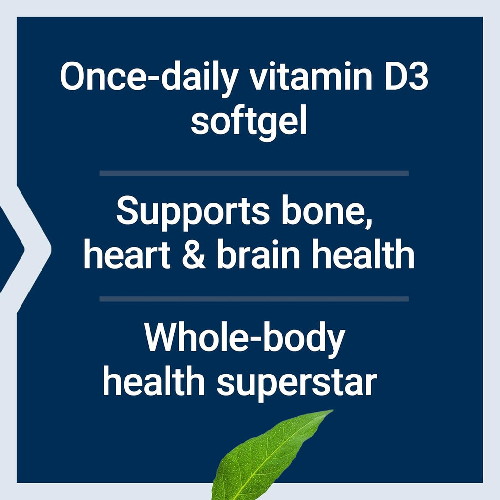 Life Extension Vitamina D3 125 mcg (5000 UI) – 60 Cápsulas Blandas