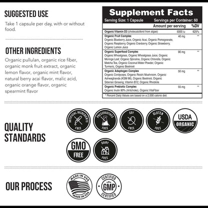 Vitamina D3 Orgánica 5000 UI - Vegana, de – Origen: Si sigues una dieta vegana, busca D3 de origen vegetal (algas – Image 6