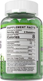 Sea Moss Gummies (2 Pack) - Gomitas de Musgo Marino Irlandés con Bladderwrack, Bardana y Vinagre de Manzana - Suplemento Superfood Vegano Sin Azúcar para Adultos y Niños