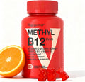 VEGEPOWER Gominolas Veganas de Vitamina D3 y B12, Metilcobalamina, para Adultos y Niños, Sabor Naranja, 90 Gominolas