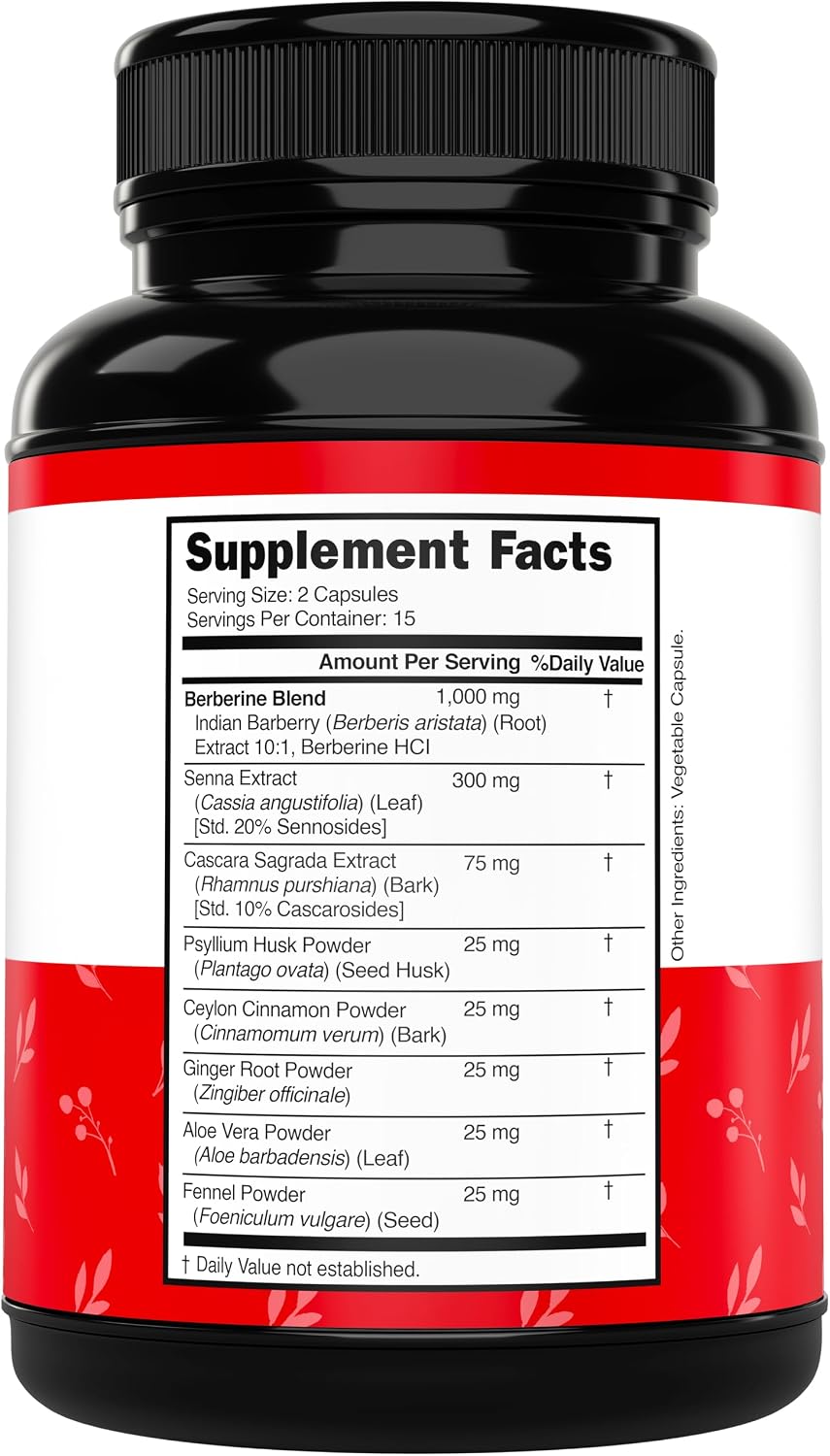 GLP-1 Berberine Supplement - 30 Cápsulas - Apoyo Digestivo y Bienestar
