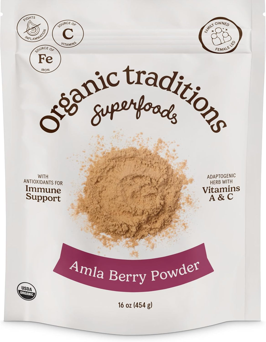 Organic Traditions Amla en Polvo Orgánico - 200g