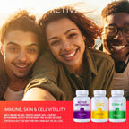 ACTIVZ - Trifecta - GNM-X, Optimend, LINQ - Apoyo Nrf2, flexibilidad, función cerebral e intestinal, sistema inmunitario, piel y células - 3 Pack