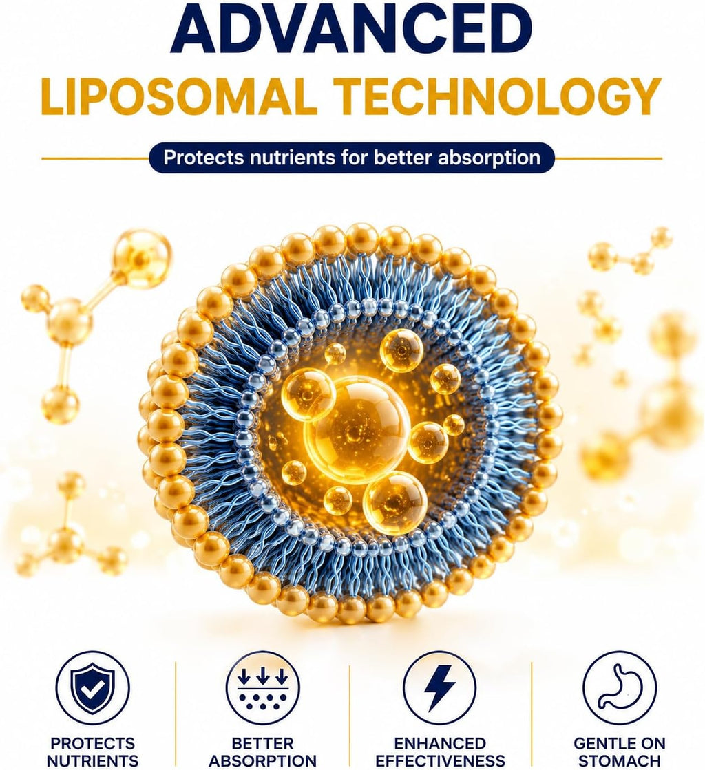 Cellqueue Vitamina C Liposomal Líquida 500 mg - Alta Absorción, Apoyo Inmunológico, Producción de Colágeno, Antioxidante, Suave para el Estómago, 50 ml