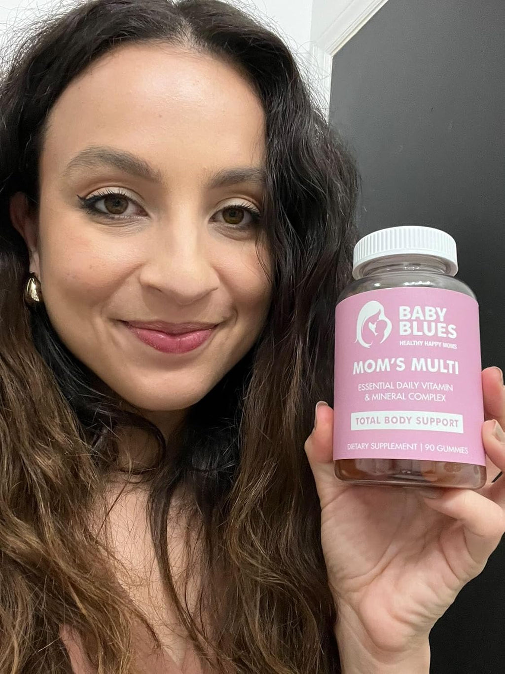 Baby Blues Multivitamínico para Mujeres – Gominolas Diarias con Biotina, B12, Folato, Vitamina D y Zinc – Sin Hierro – 90 Gominolas (45 Días)