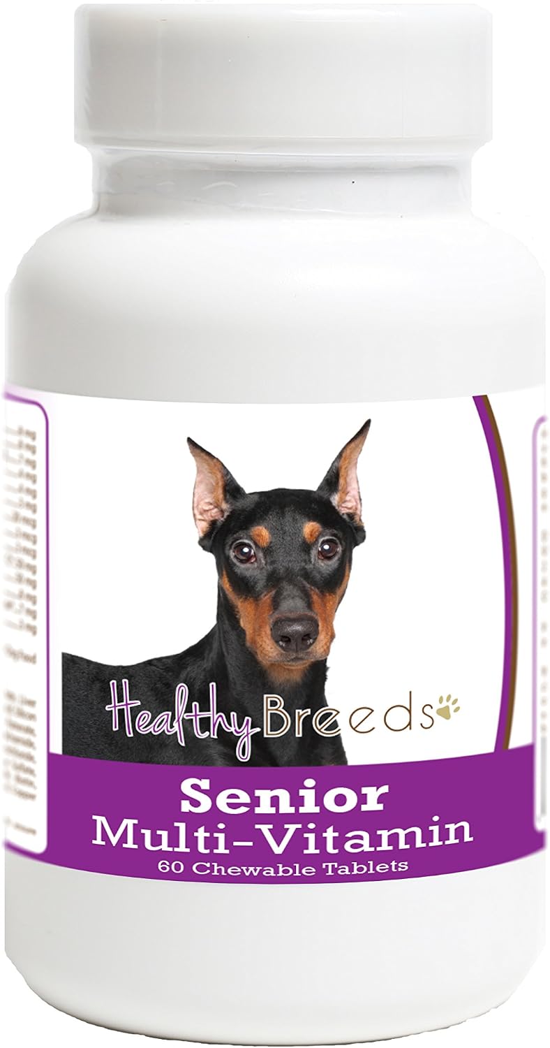 Healthy Breeds Multivitamínico para Perros Senior German Pinscher 60 Comprimidos