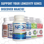 MAAC10 Liposomal NAD+ 500mg por dosis (2x250mg cápsulas) - 60 Cápsulas