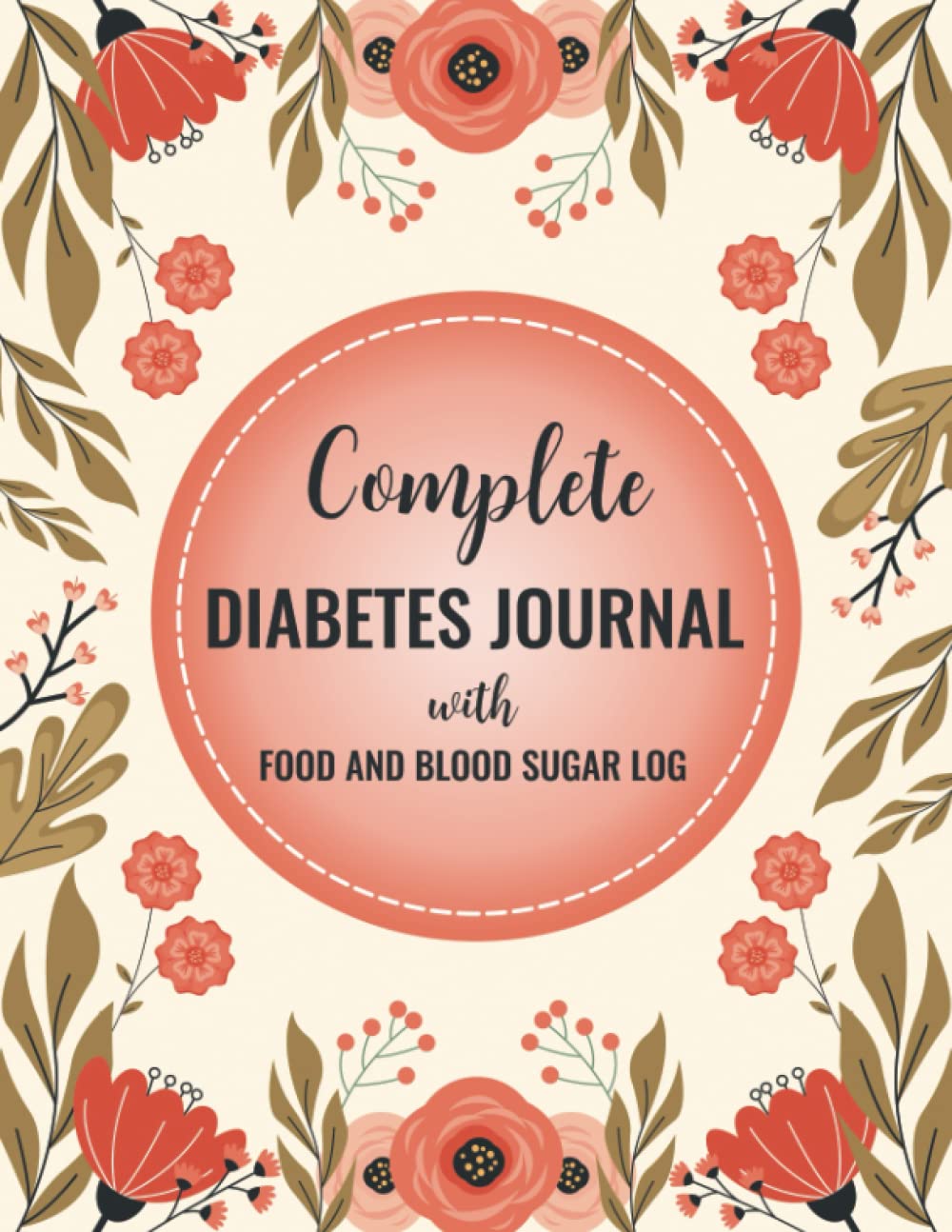 Diario Completo de Diabetes con Registro de Alimentos y Azúcar en Sangre