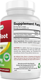 Best Naturals Remolacha en Polvo 500 mg - 180 Cápsulas (Pack de 3)