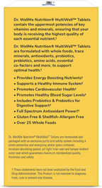 Dr. WellMe Nutrition MultiWell Multivitaminas para Adultos 120 Comprimidos