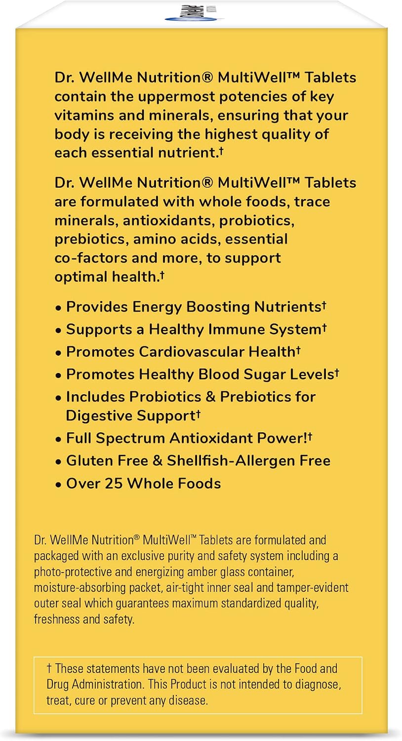 Dr. WellMe Nutrition MultiWell Multivitaminas para Adultos 120 Comprimidos