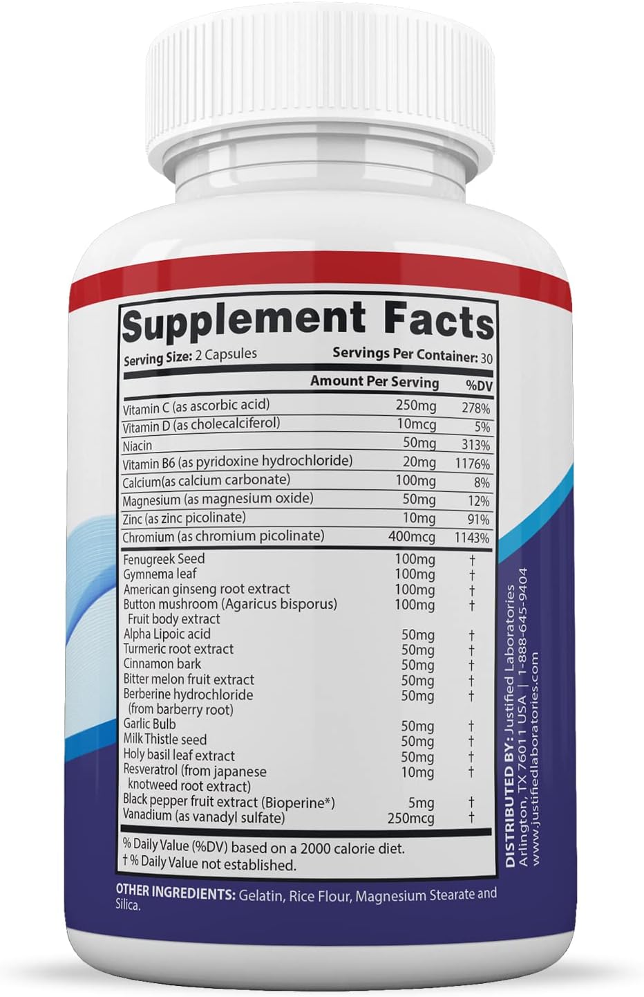 (3 Pack) Glucofreeze Max Advanced Formula 1295MG 180 Cápsulas