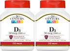21st Century D3 2000 IU, 110 Comprimidos