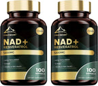 Suplemento NAD+ con Trans Resveratrol, 100 Cápsulas Blandas - MEGNETA