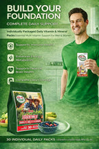 VITAL 4U Vitamin Essentials Multivitamínico Diario para Hombres y Mujeres, 30 Sobres