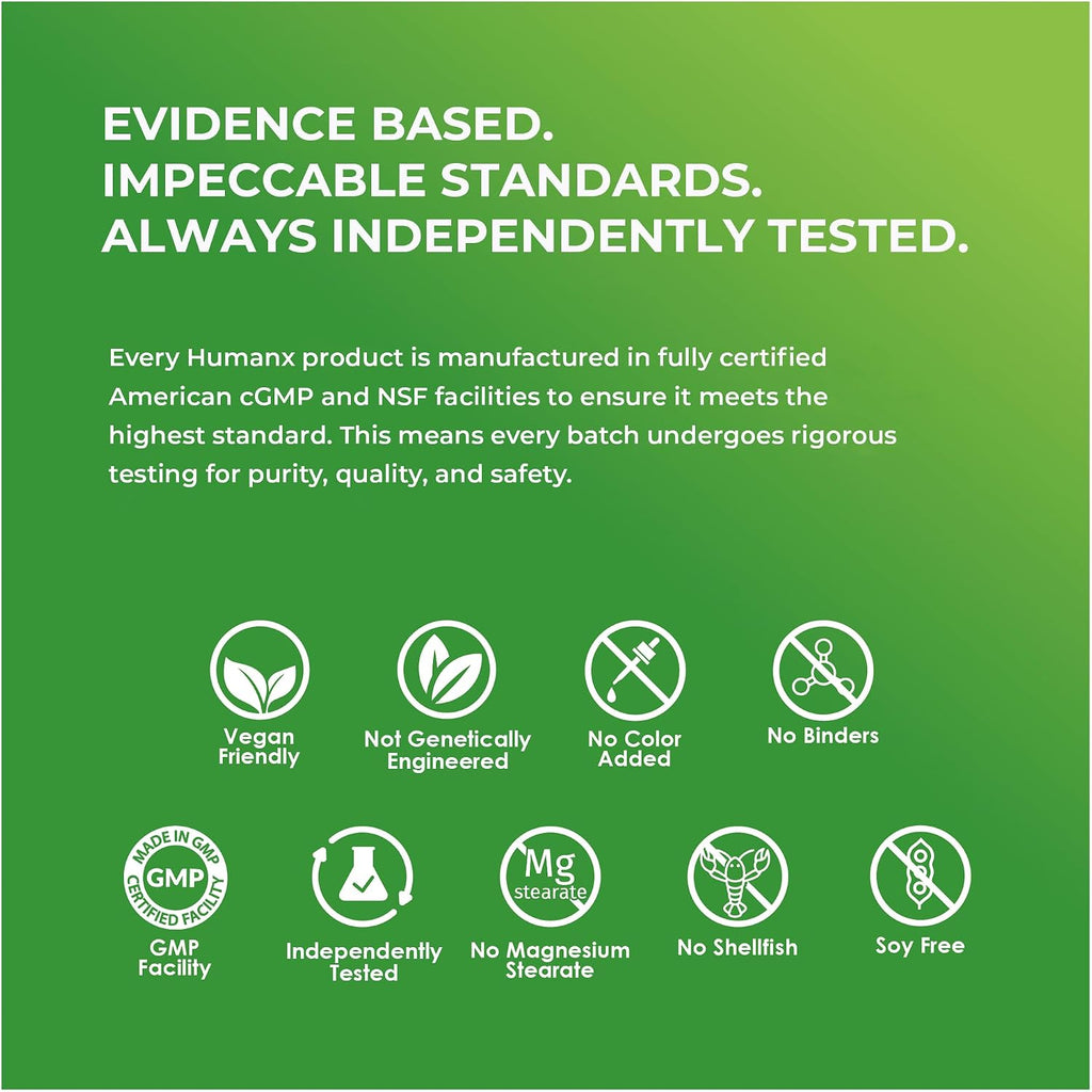 HUMANX Spermidine+ – Cápsulas de Extracto de Germen de Trigo Rico en Espermidina, Zinc y Tiamina