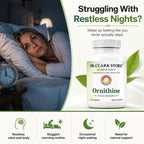 Dr Clark L-Ornitina 500mg - 100 Cápsulas de Gelatina - Suplemento de Aminoácido Puro
