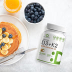 DEAL SUPPLEMENT Vitamina D3 10,000 UI + K2 MK7 200 mcg, 250 Cápsulas Blandas