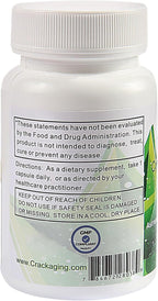 Crackaging Cycloastragenol 98% Apoyo Inmunológico 25mg 30 Cápsulas Vegetarianas