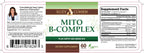 Script Essentials Suzy Cohen, Mito B Complex - Suplemento de Complejo B con 5-MTHF y Adeno B12, 60 Cápsulas