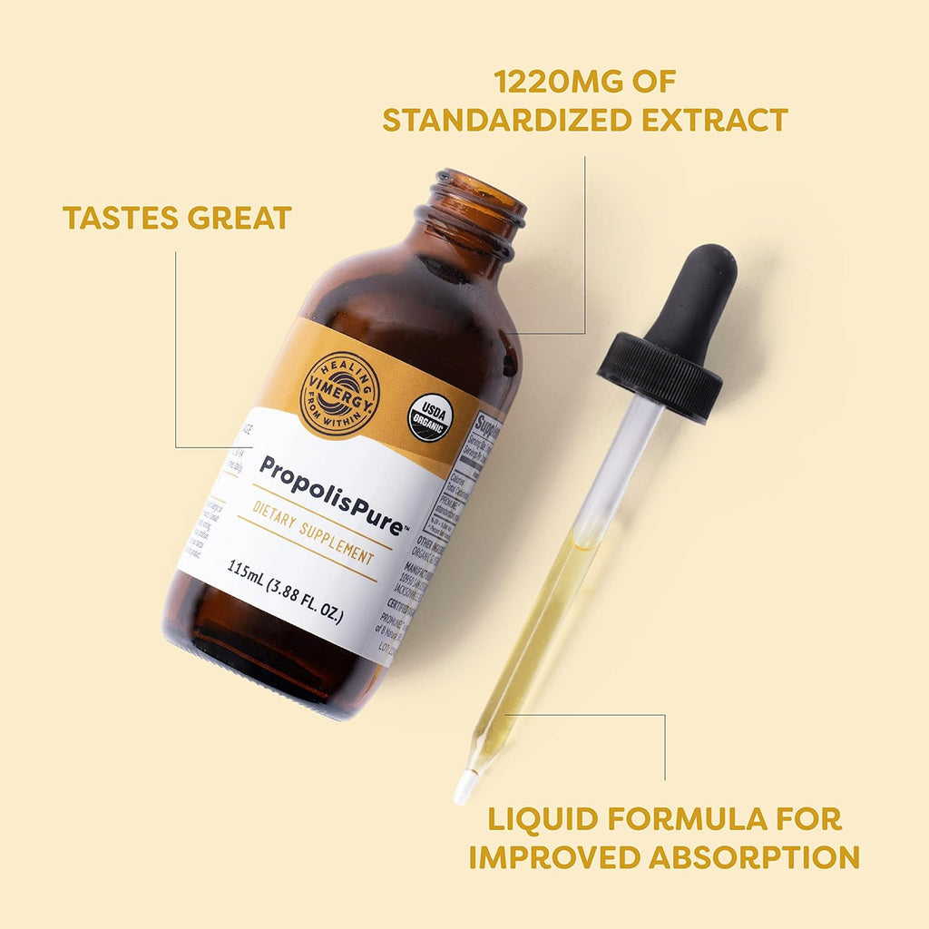 Vimergy PropolisPure – Propóleo Líquido Orgánico – 115 ml (57 dosis)
