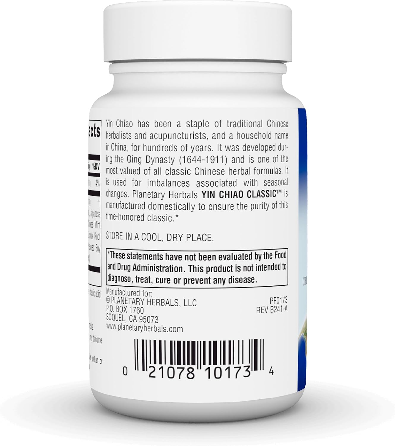 Yin Chiao Classic - 60 Tabletas | Planetary Herbals