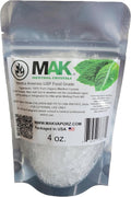 Mak Menthol Crystal 4 oz - Pure Organic 100% Natural - Cristales de Mentol de Menta